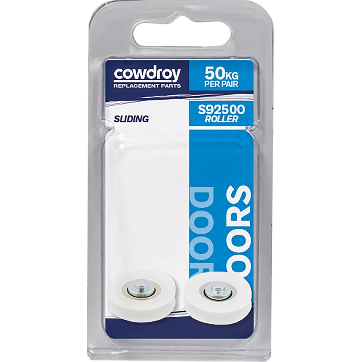 Cowdroy 32mm Replacement Roller - Delrin - Steel Bearing - 25kg Capacity