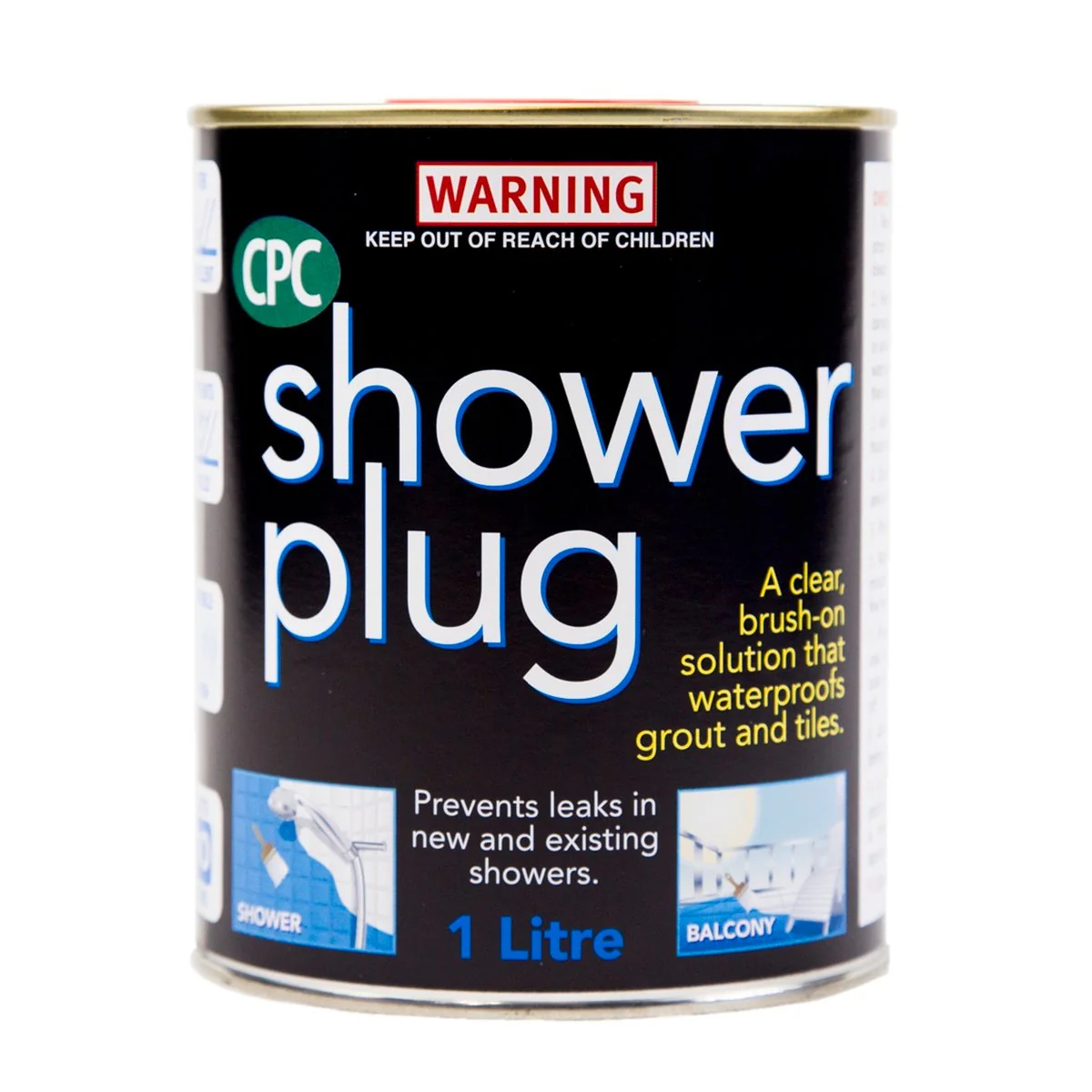 Cpc Shower Plug Sealant 1L Clear Penetrating Sealer Waterproofs Tiles