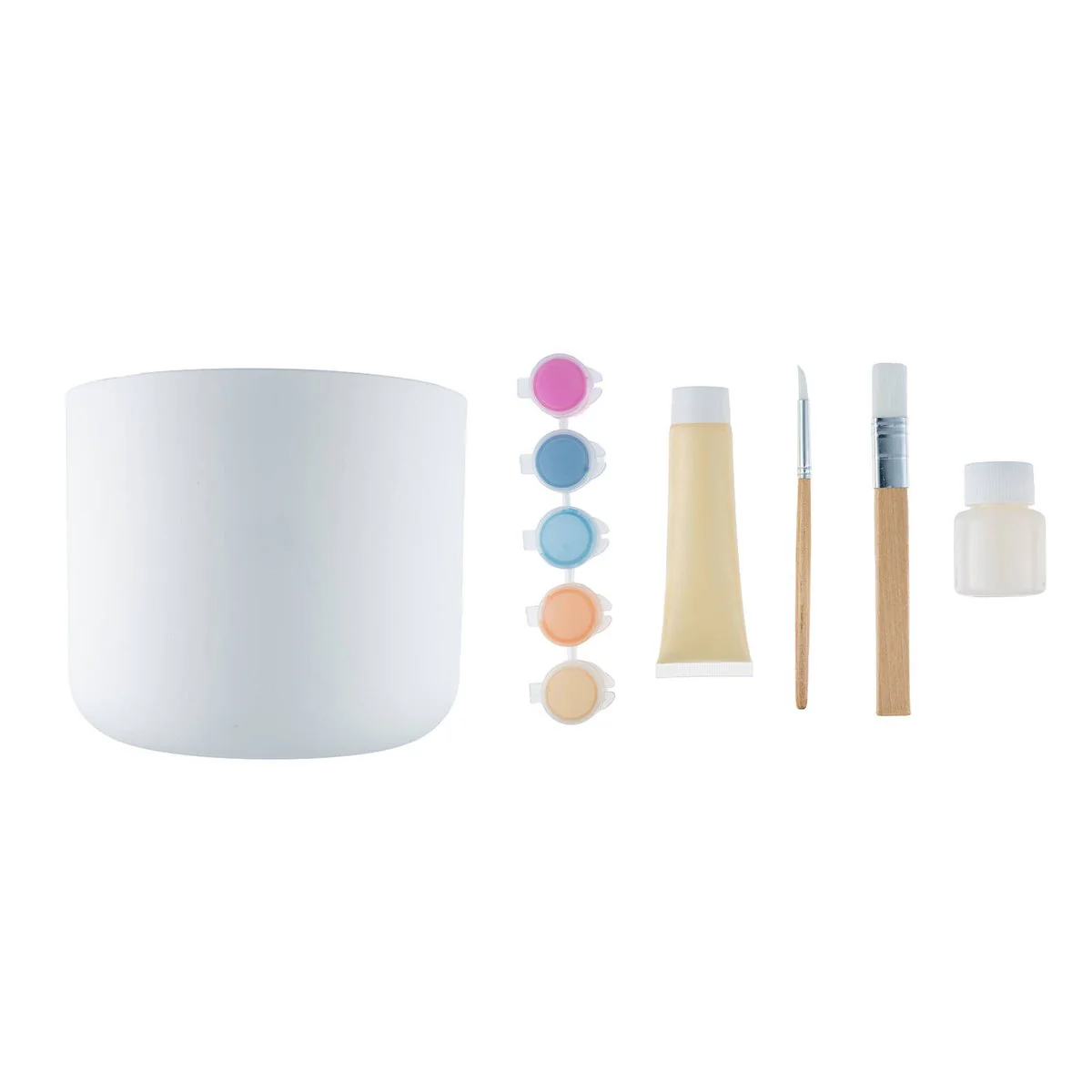 Crafted Paint Your Own Pot Kit - Daisy Hiking Trail - 2 Pots - 160mm - Assorted - Image 2