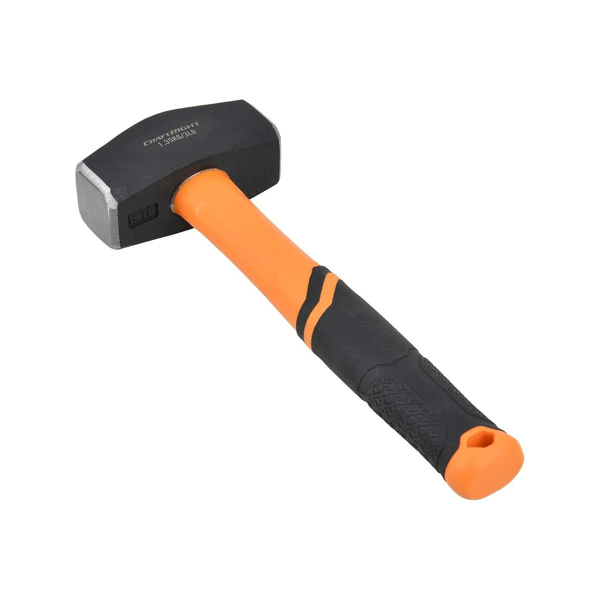 Craftright 1.35kg Club Hammer - Fibreglass Handle - Anti-Slip Grip - Durable