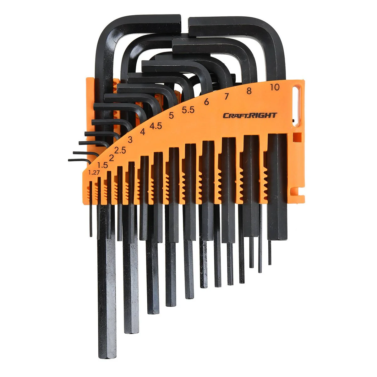 Craftright 25 Piece Hex Key Set - Metric & Imperial - 1.27mm to 10mm - Image 2