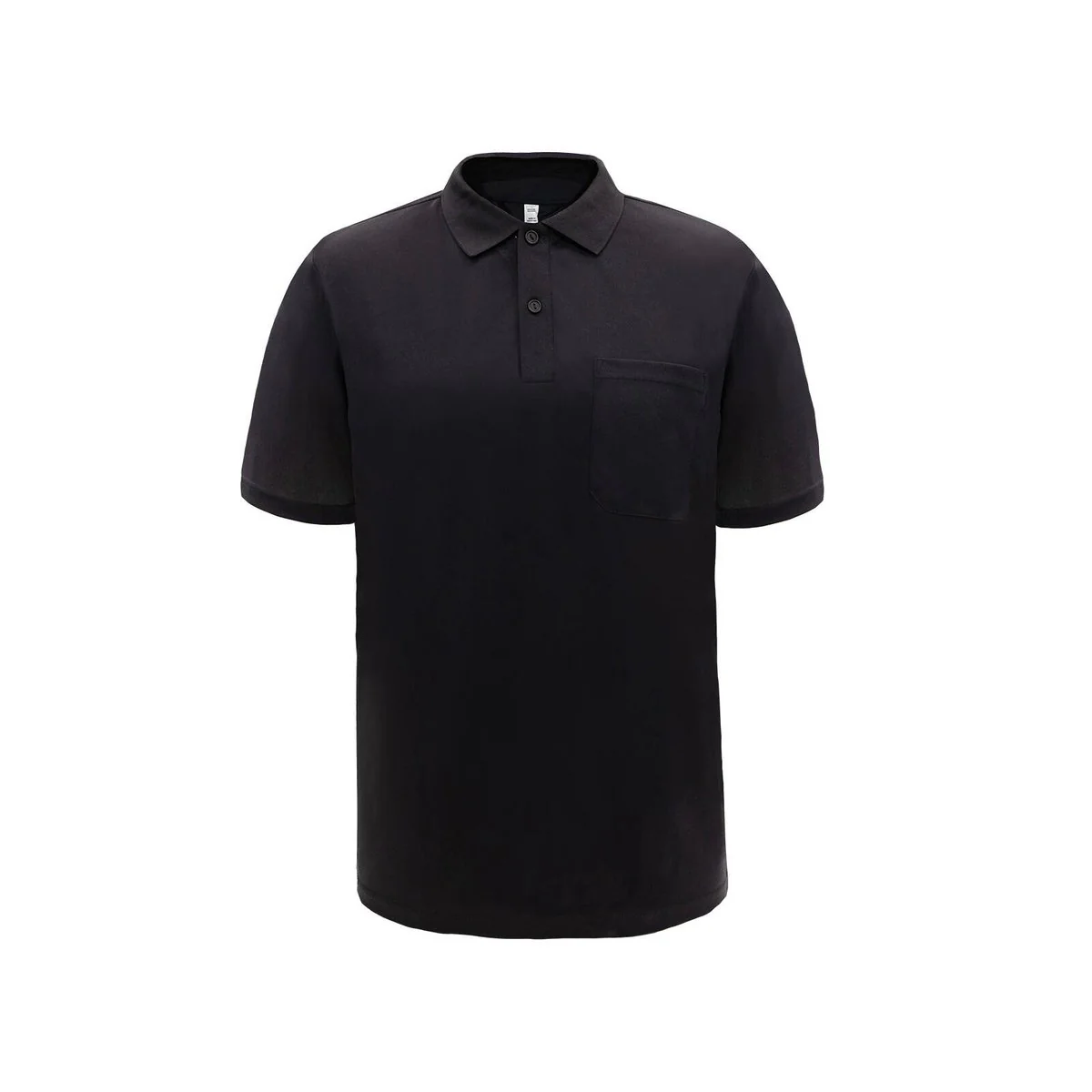 Craftright Black Short Sleeve Polo Small - Lightweight - Breathable - Ribbed Collar - Chest Pocket