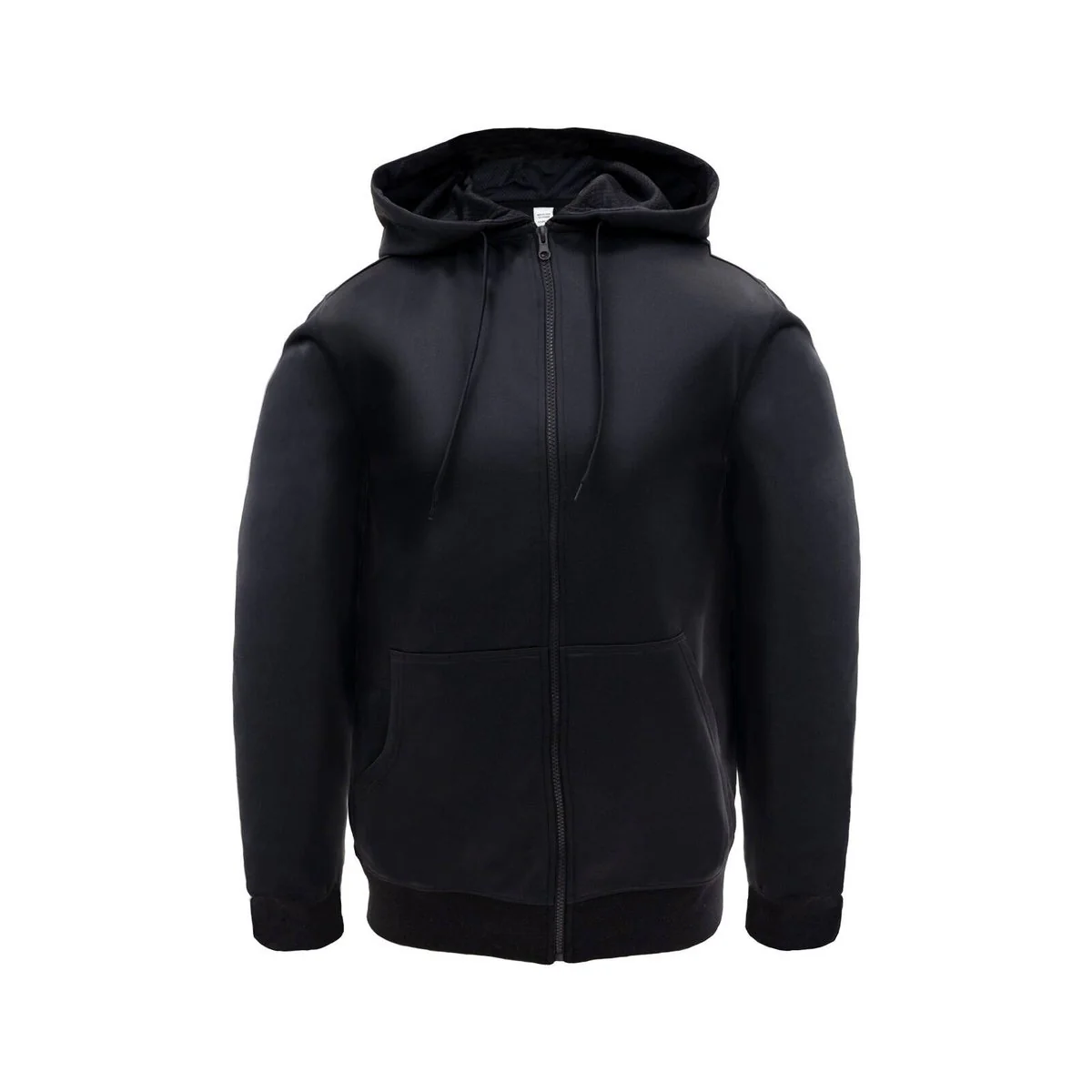 Craftright Black Zip Thru Hoodie Large - Soft Fleece - Adjustable Hood - Kangaroo Pocket