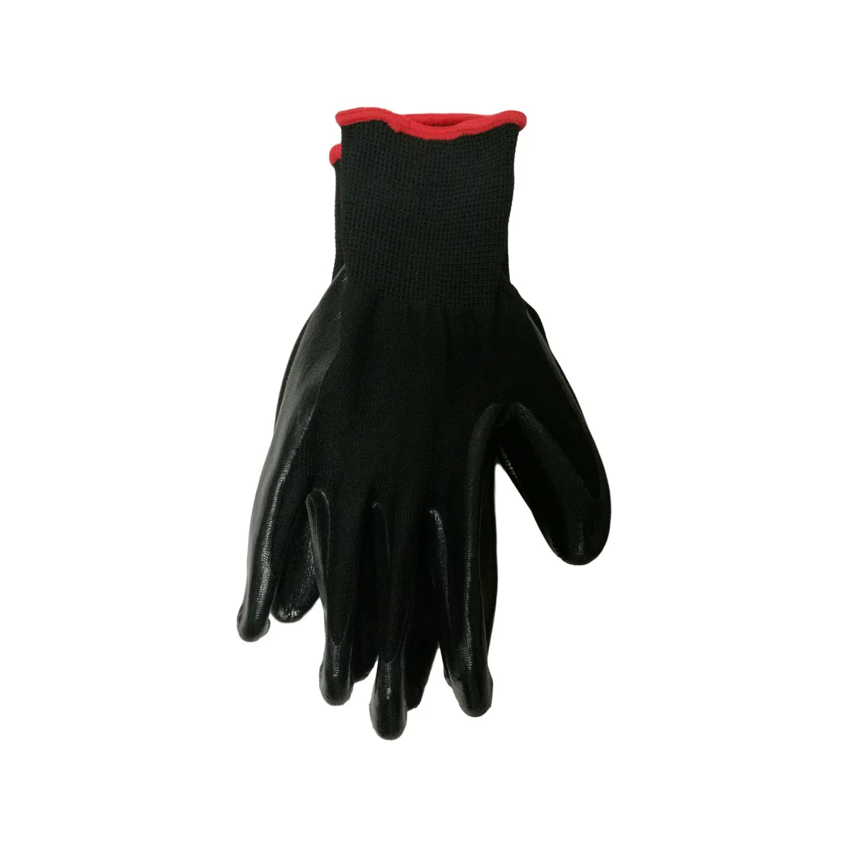 Craftright Nitrile Glove - Large - Polyester Cotton - Nonslip Grip - Image 2