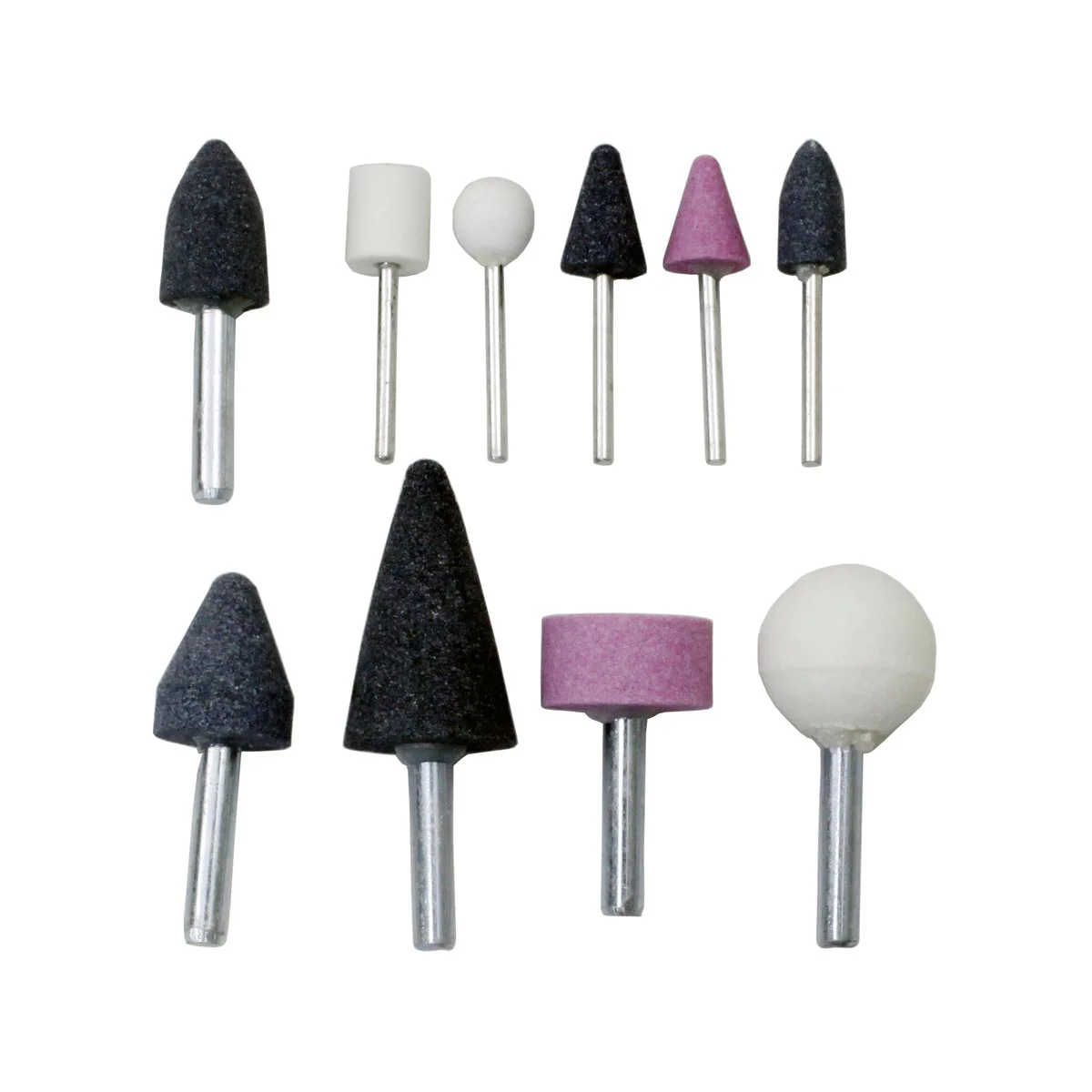 Craftright Stone Grinding Set - 10 Piece - Aluminium Oxide - 15,000 RPM - Image 2