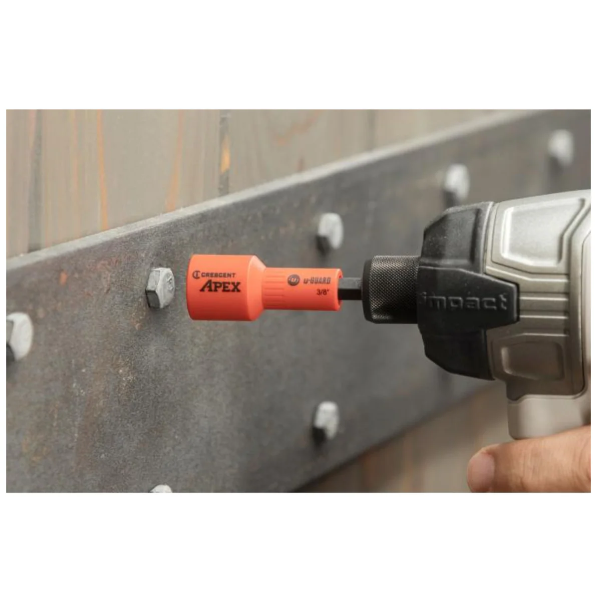 Crescent Apex 3/8" U Guard Covered Magnetic Nutsetter - Durable - 47mm x 118mm - Image 3