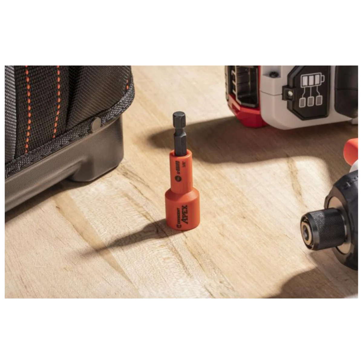 Crescent Apex 3/8" U Guard Covered Magnetic Nutsetter - Durable - 47mm x 118mm - Image 4