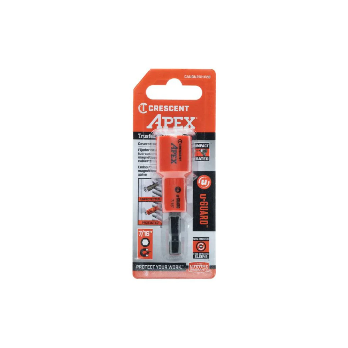 Crescent Apex 7 Magnetic Nutsetter 16mm - Durable - Integrated Magnet - Non-Marring Cover - Image 2