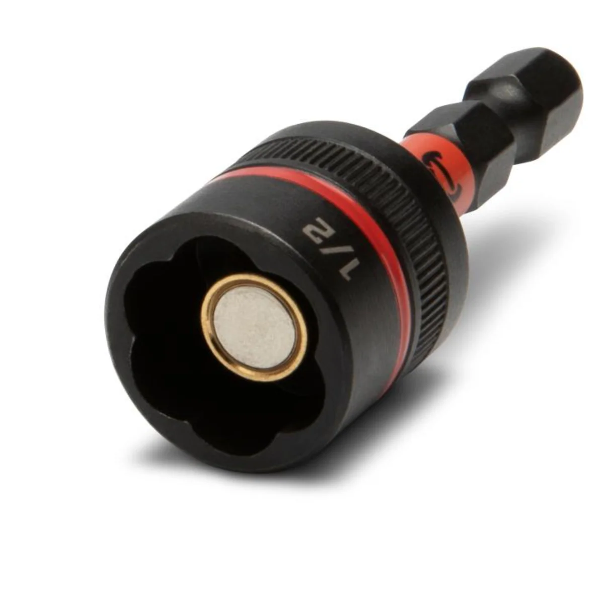 Crescent Bolt Biter Impact Nut Driver and Extractor - 1/2" x 1-7/8" - Bi-Directional - Strong Magnet