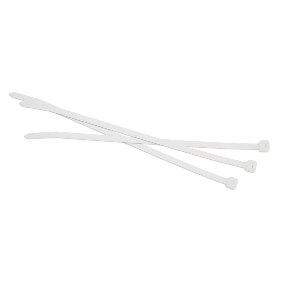 Crescent Cable Ties - 200 x 4.6mm - White - 100 Pack - Nylon - Self-Locking - Image 2