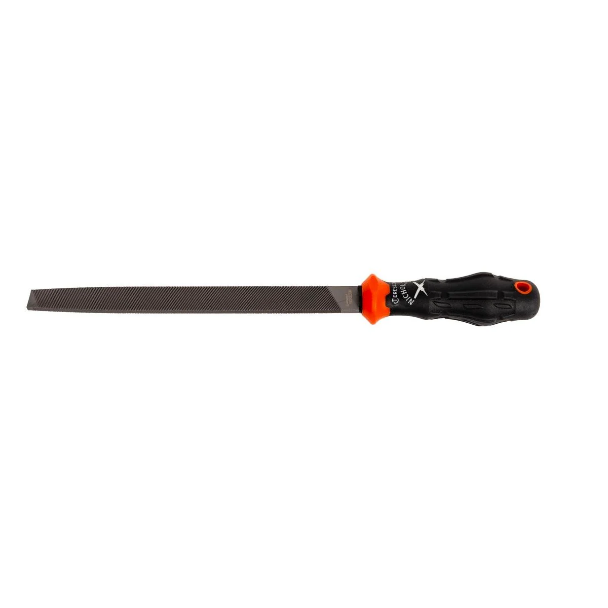 Crescent Nicholson 200mm 8 Flat Bastard File - Dual Material Handle - Steel