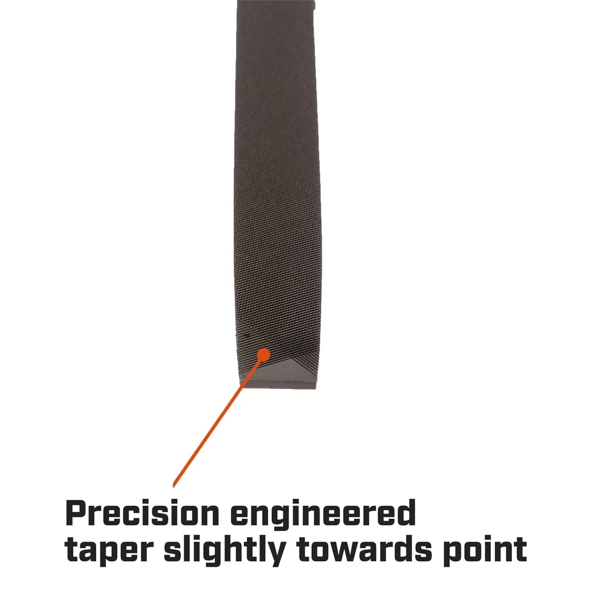 Crescent Nicholson 200mm 8" Flat Second Cut File - Steel - Image 4