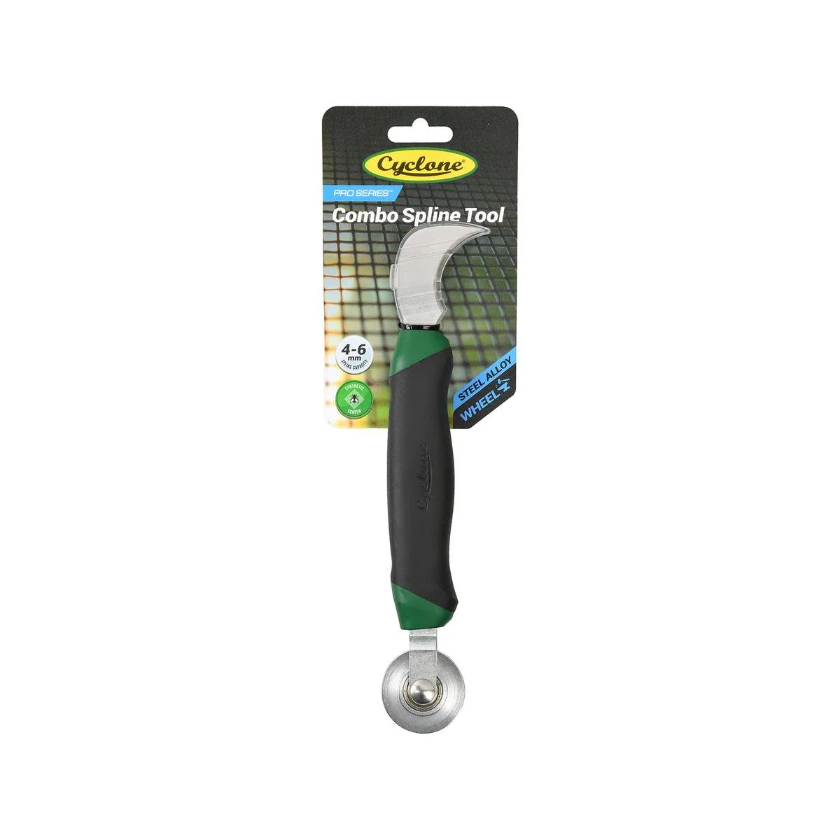 Cyclone Combo Knife - 95mm - Steel - Ergonomic Grip