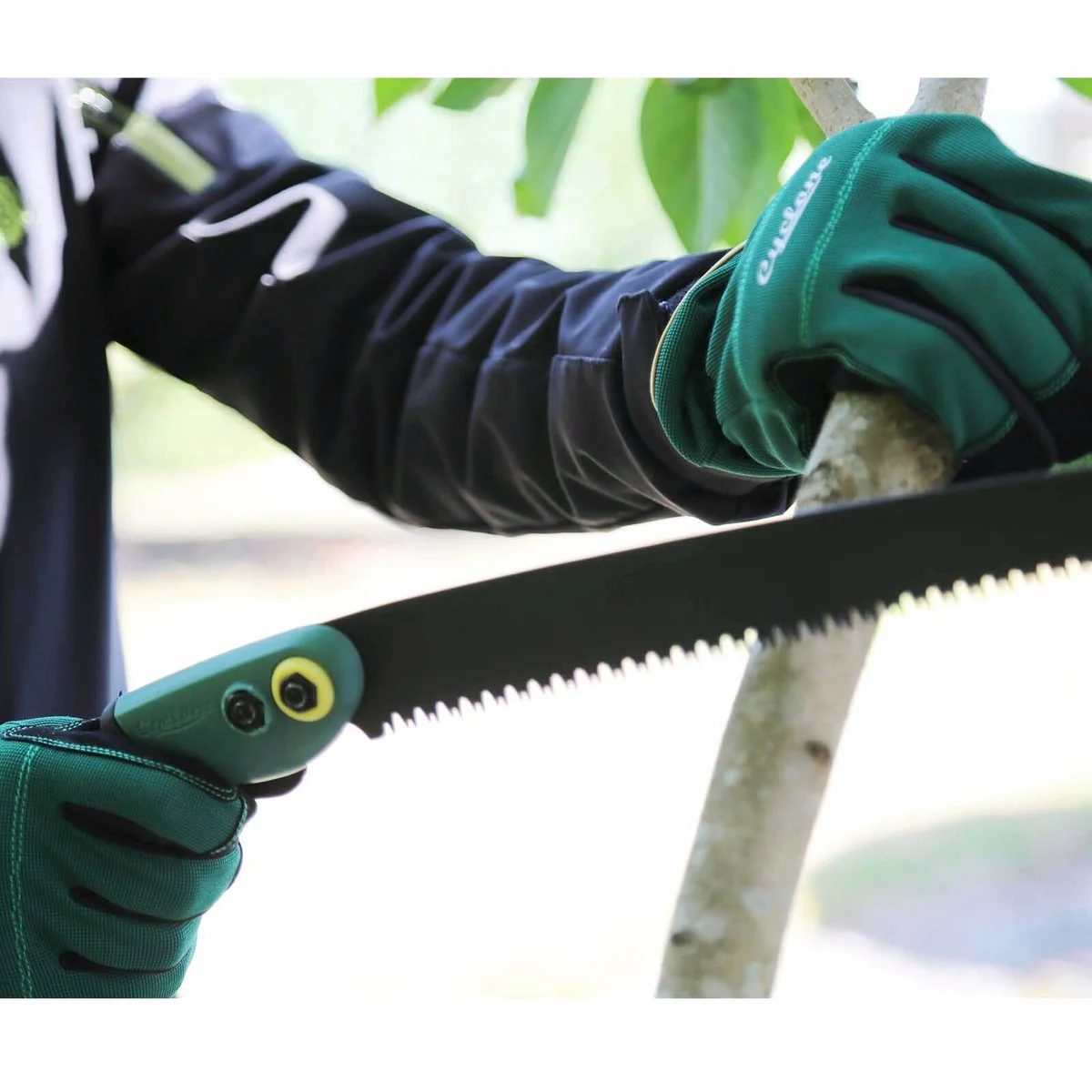 Cyclone Extra Large Synthetic Garden Gloves - 110mm x 310mm - Padded Palm - Image 3