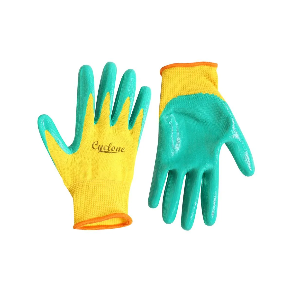 Cyclone Small Kids Garden Gloves - 1 Pair - 90mm x 180mm - Non-Slip Grip