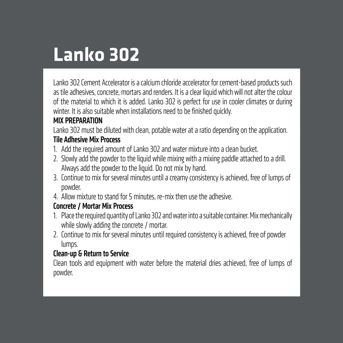 Davco Lanko Cement Accelerator - 5L - Liquid - Cold Weather Use - Image 3