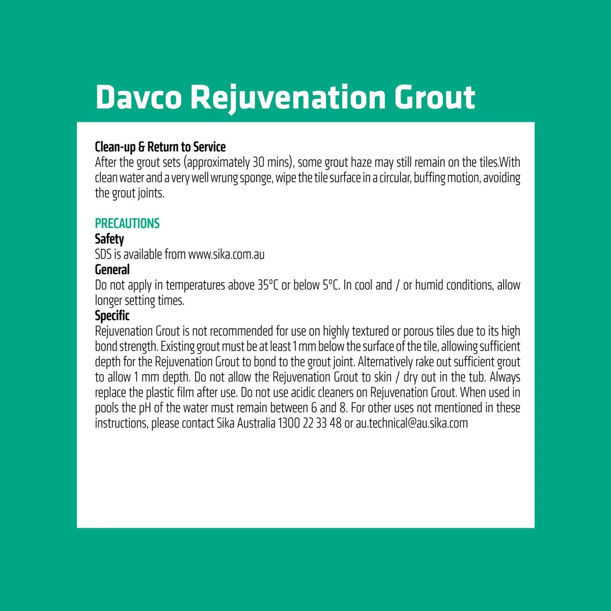 Davco Rejuvenation Grout 1.7kg Antique Lace - 1mm to 5mm Joints - Image 4