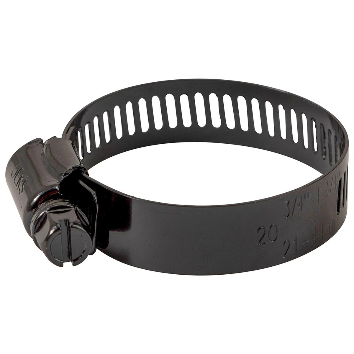 Deks 21 44mm Black Marine Grade 316 Stainless Steel Hose Clamp - Image 2