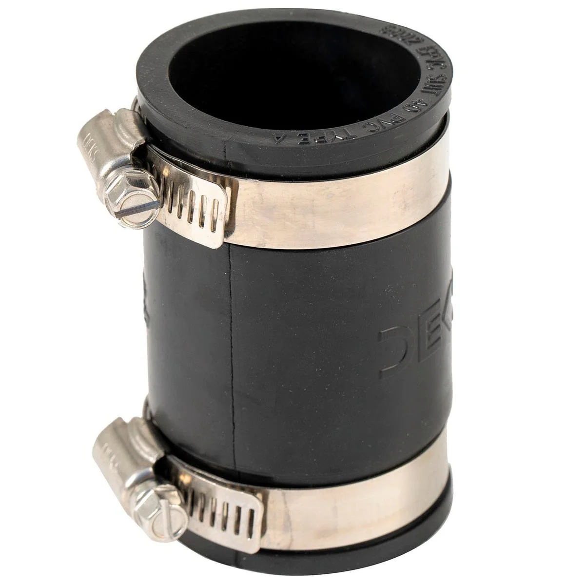 DEKS Rubber Joiner - 40mm - EPDM - 2 Clamps