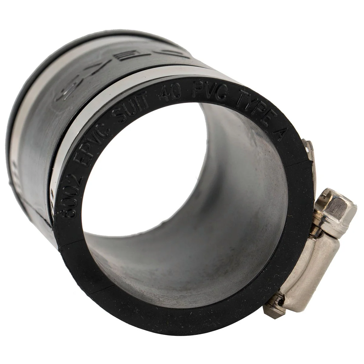 DEKS Rubber Joiner - 40mm - EPDM - 2 Clamps - Image 3