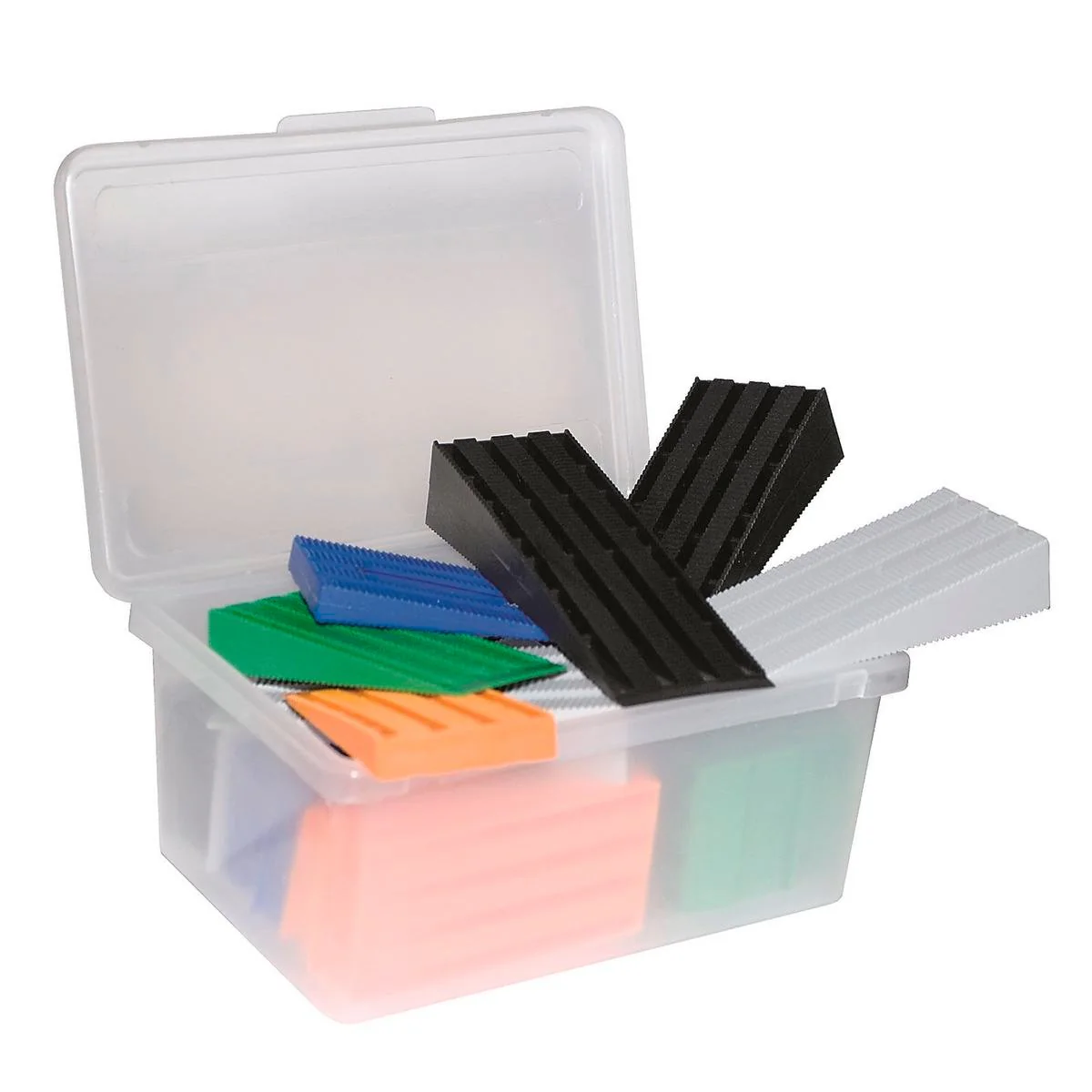 Delf Assorted Builders Wedge 24 Pack - Polypropylene - Non-Slip Performance