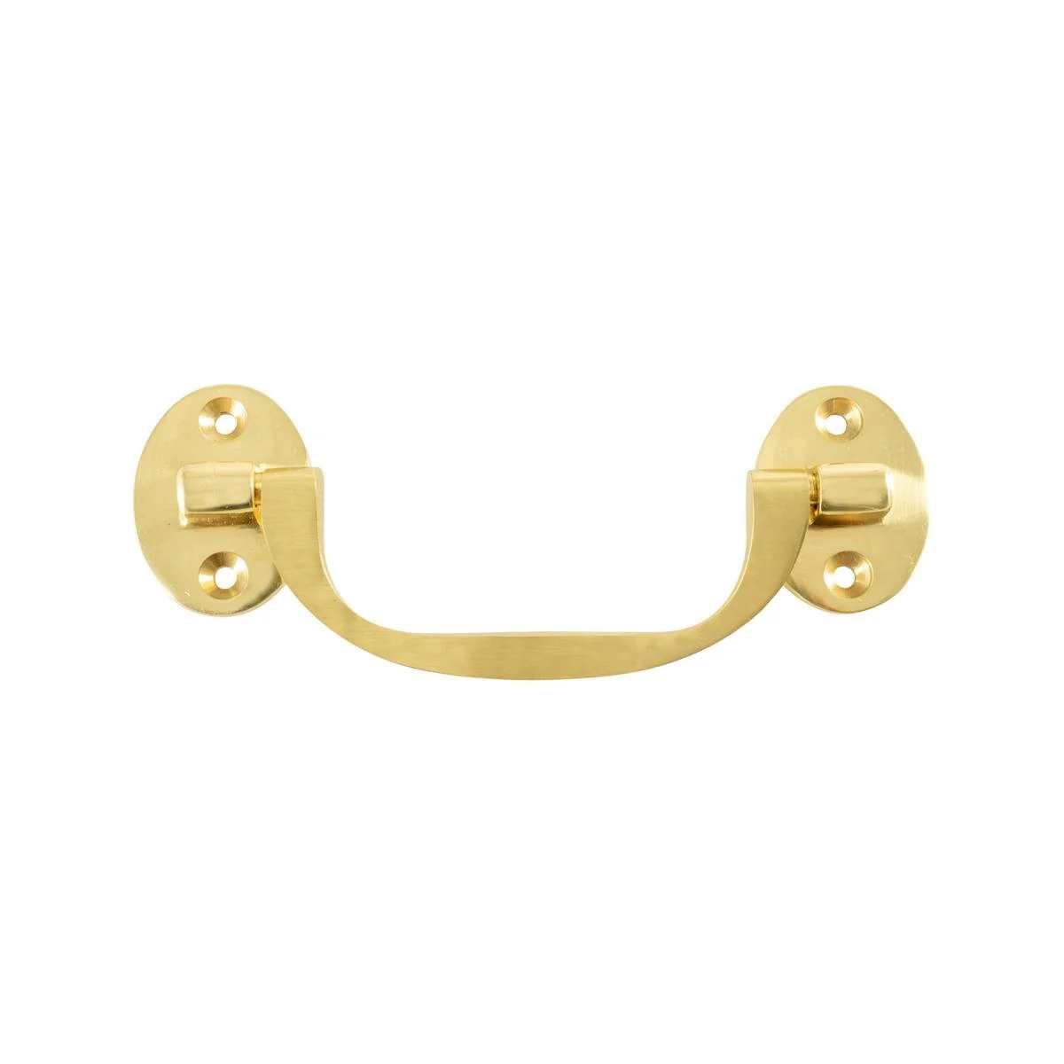 Delf Drop Handle - 54mm x 141mm - Solid Brass - Polished Finish