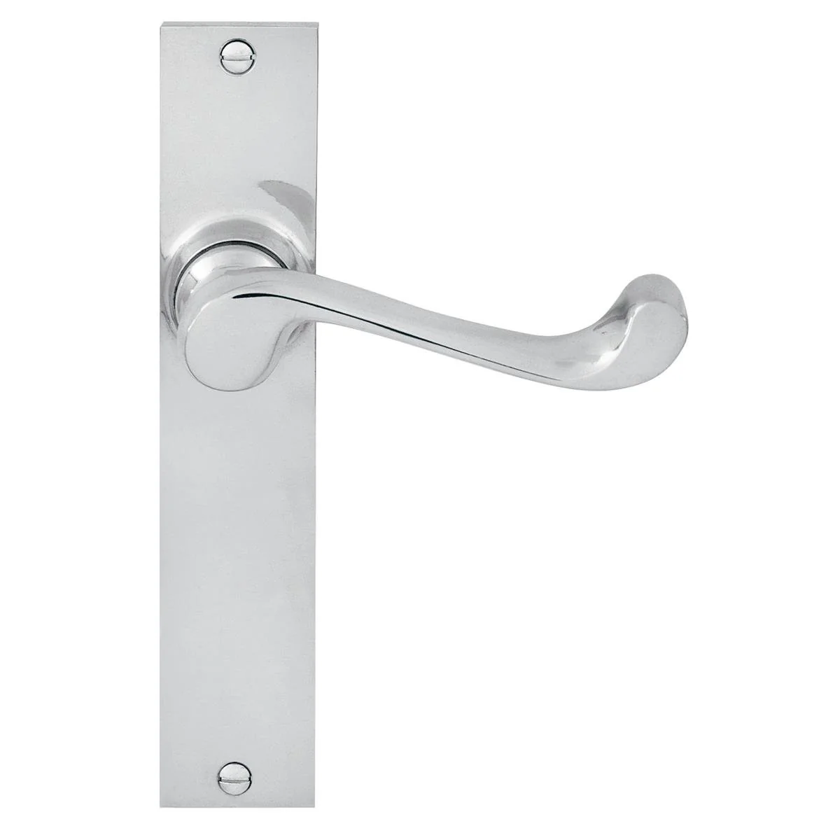 Delf Lever Latch Set - 152 x 32mm - Solid Brass - Satin Chrome