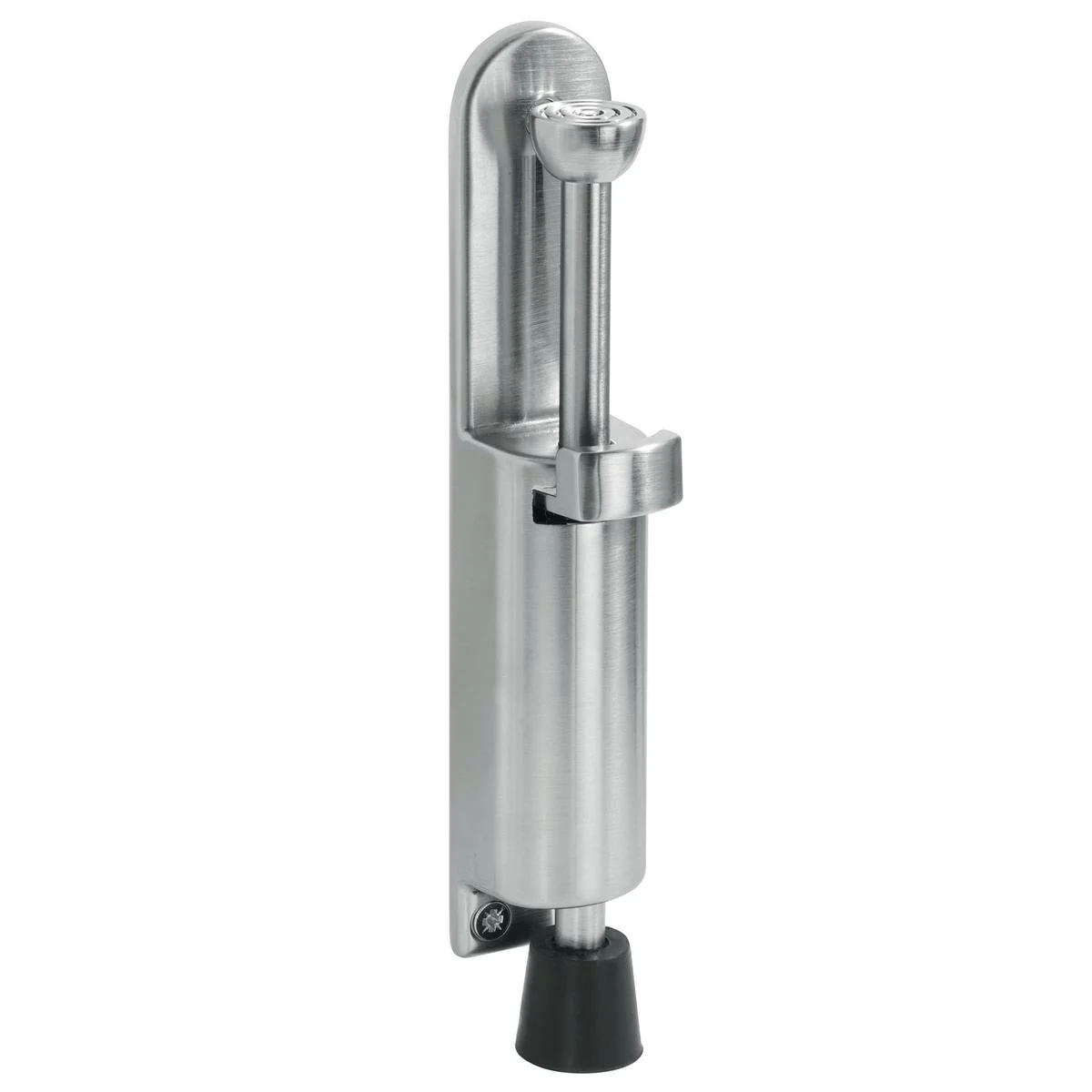 Delf Trade Foot Operated Door Stop 30mm Zinc Alloy Satin Chrome