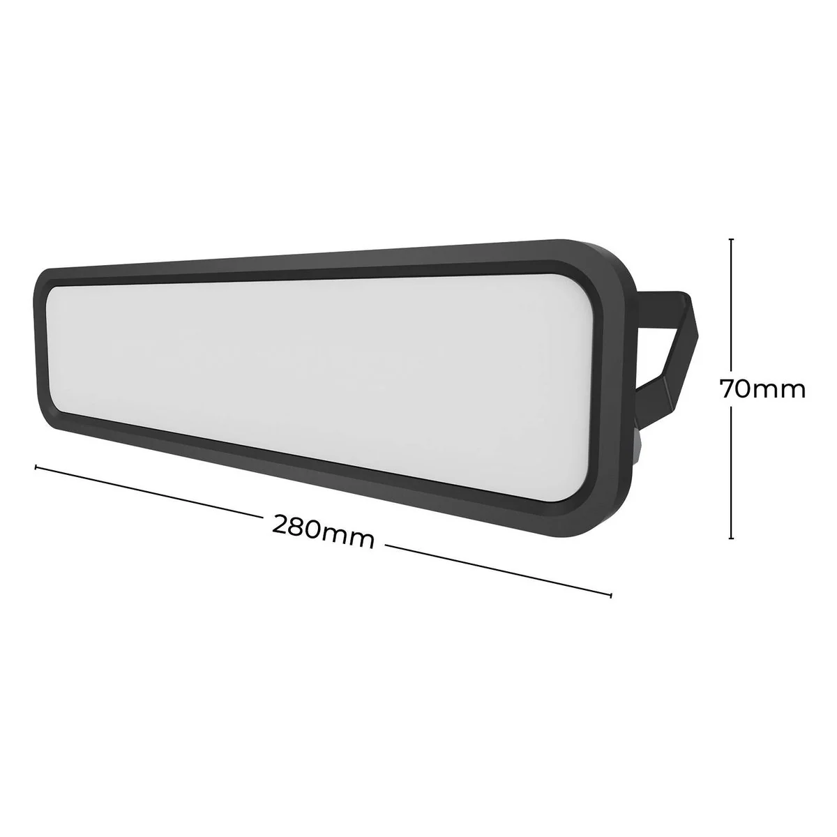 Deta 30W LED Slim Profile Security Flood Light - 3000 Lumens - Black - Image 4