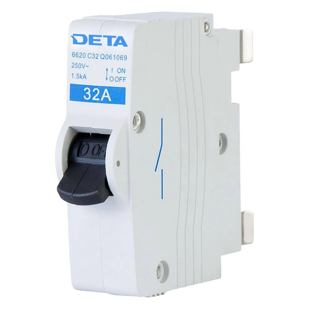 Deta 32A Plug-In Circuit Breaker 32Amp Glass Filled Nylon Safety