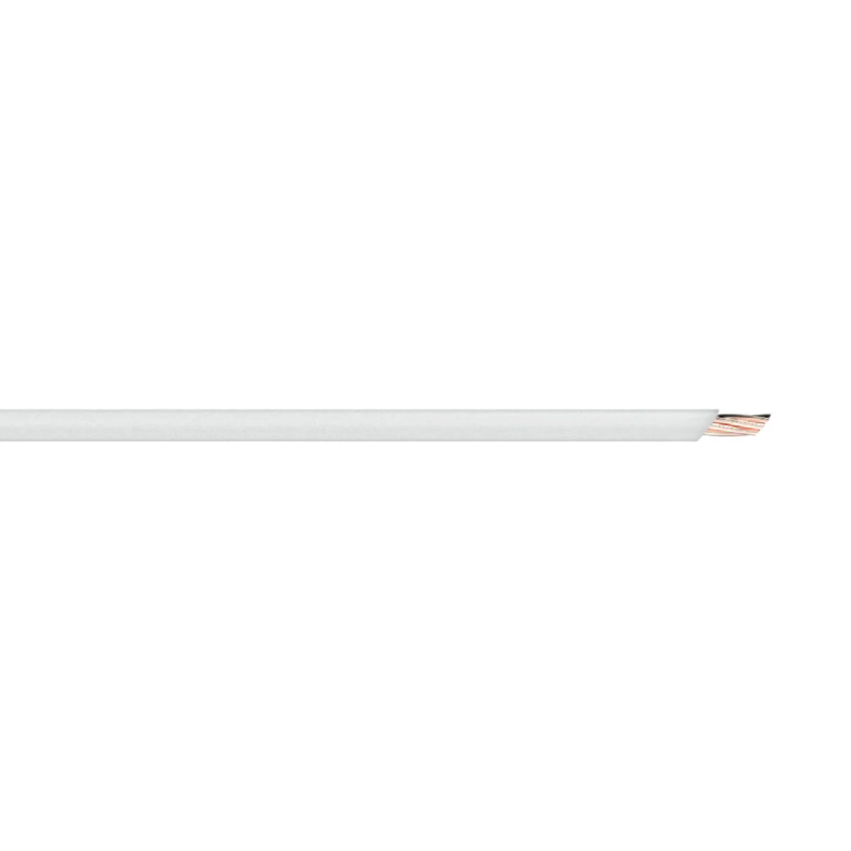 Deta 5m 1.5mm Single Insulated Cable - White - 0.6/1KV - 10A - V-90 Insulation