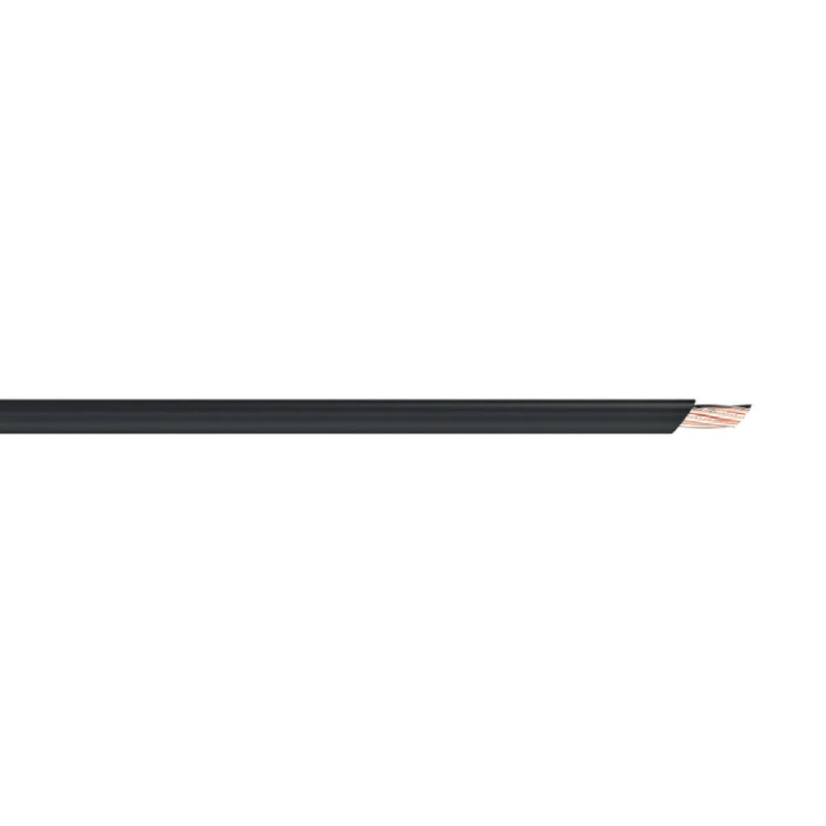 Deta 6mm Single Insulated Cable - 5m - Black - Durable Electrical Wire