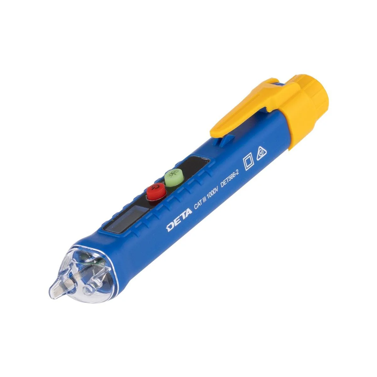 Deta AC Non Contact Voltage Tester - 12 to 1000V - Compact Design - Safety Alerts