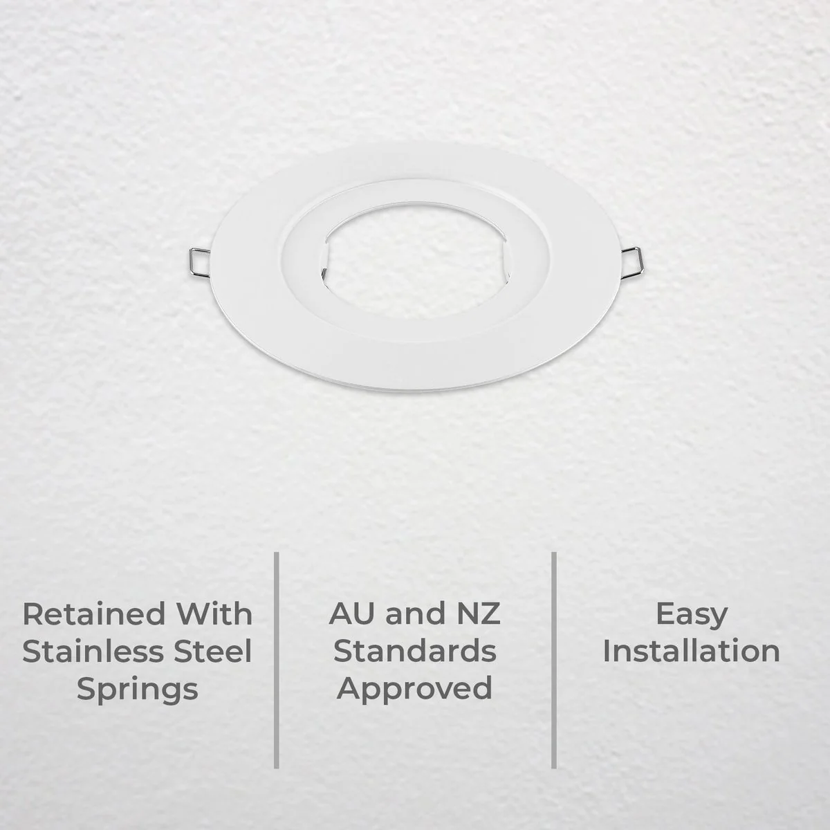 Deta Downlight Conversion Plate - 70mm - Metal - Easy Installation - Image 2