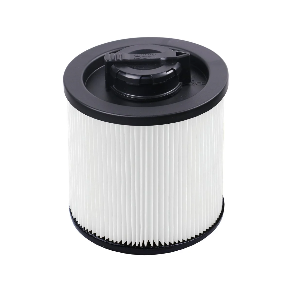 Dewalt 15L Wet and Dry Vacuum Cartridge Filter - 5 Micron Filtration - White