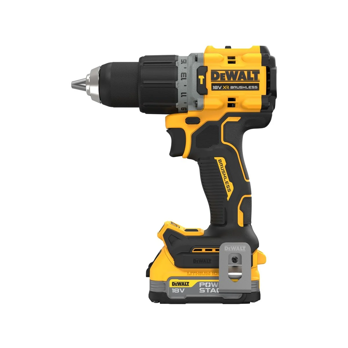 Dewalt 18V 5.0Ah XR Li-Ion Cordless Brushless Hammer Drill Driver Combo Kit - Image 2