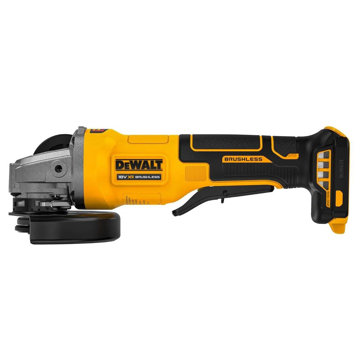 Dewalt 18V Angle Grinder - 125mm - Brushless Motor - Paddle Switch - Image 4