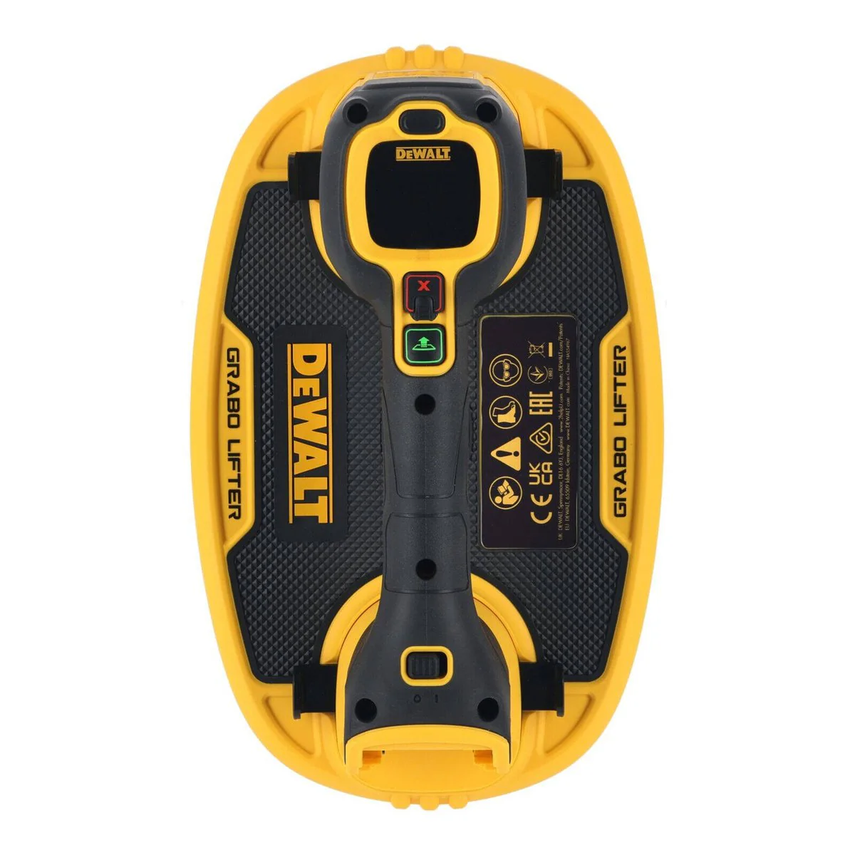 DeWalt 18V Grabo Suction Lifter DCE590N-XJ - 120kg Capacity - Digital Display - Image 3