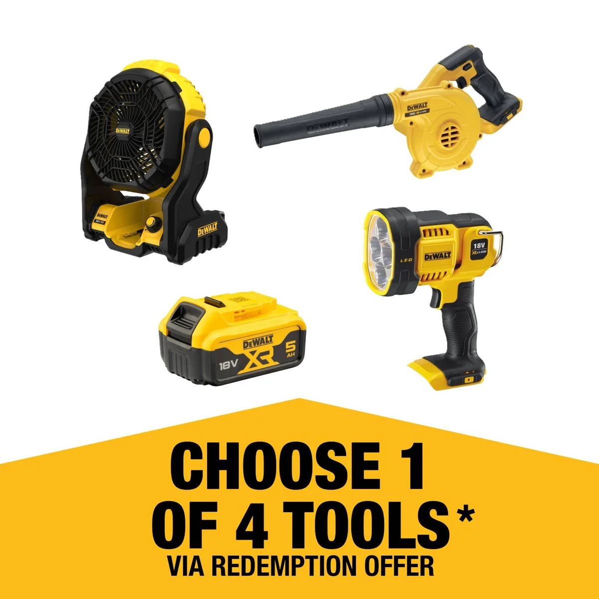 Dewalt 18V XR 2 Piece Combo Kit - 4.0Ah - Compact & Lightweight Design - Image 3