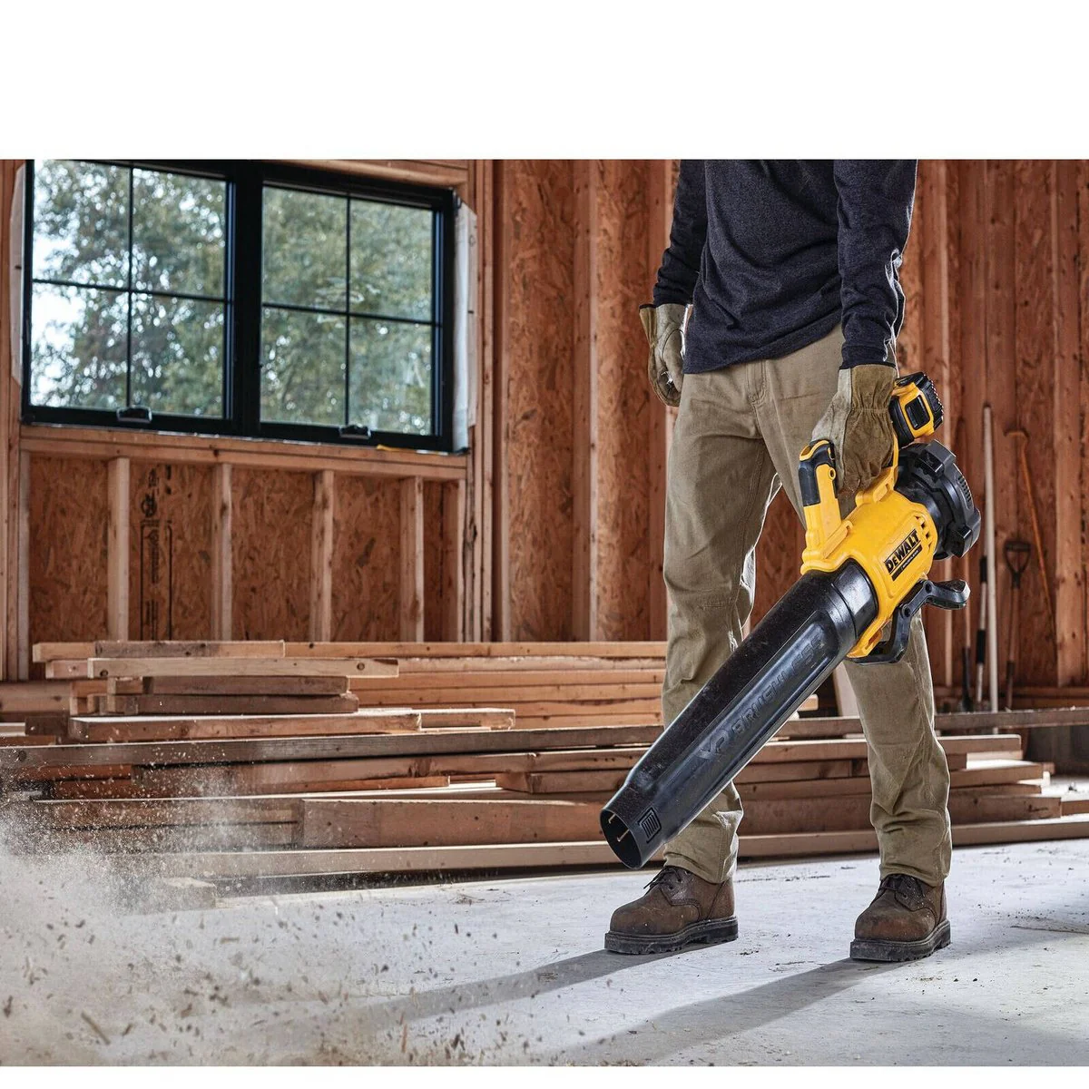 Dewalt 18V XR Brushless Axial Blower 5.0Ah Kit - 450CFM - Lightweight - Image 4