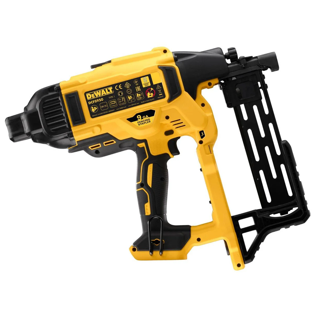 Dewalt 18V XR Fencing Stapler - Bare Unit - 375mm x 120mm x 462mm - Cordless - Image 4
