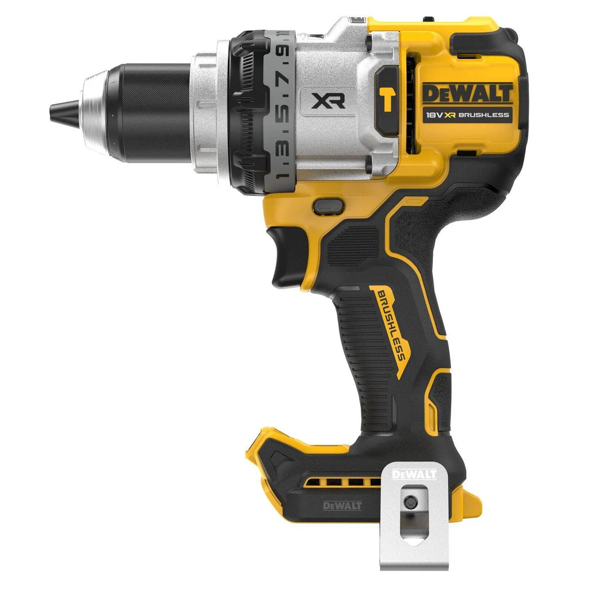 Dewalt 18V XR Premium Hammer Drill Driver - 3 Speed - 169Nm Torque - Bare Unit - Image 2