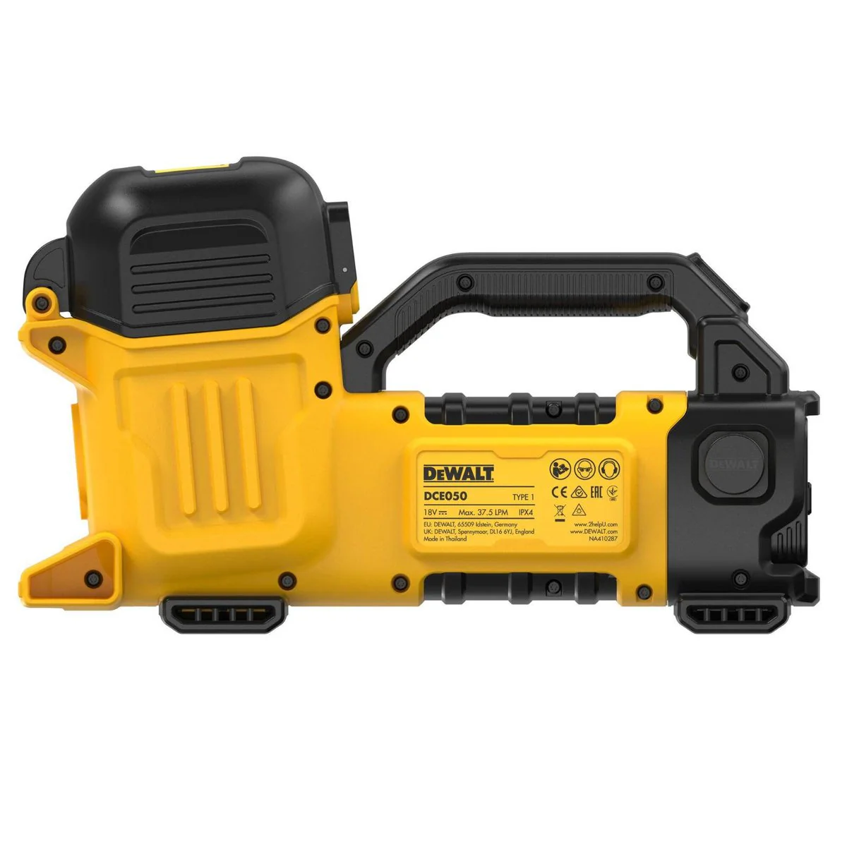 Dewalt 18V XR Transfer Pump Bare Unit DCE050N-XJ - 38L/min - Self-Priming - Image 3