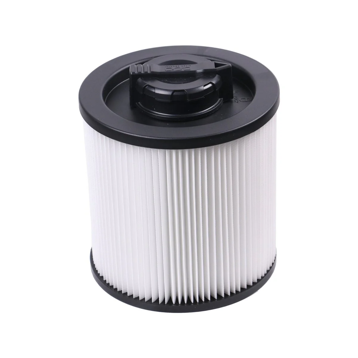 DeWALT 22L Wet and Dry Vacuum Cartridge Filter - 155mm x 166mm - White - Washable