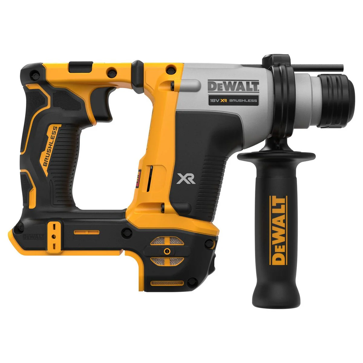 Dewalt Atomic 18V SDS Rotary Hammer Skin Only - 1.78kg - Compact Black - Image 3