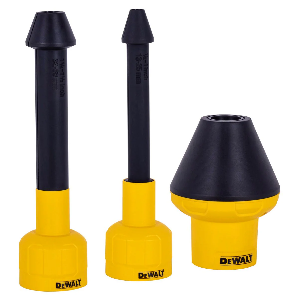 Dewalt Conduit Line Wet and Dry Vacuum Accessory Kit - 3 Sizes - 13-102mm - Image 2