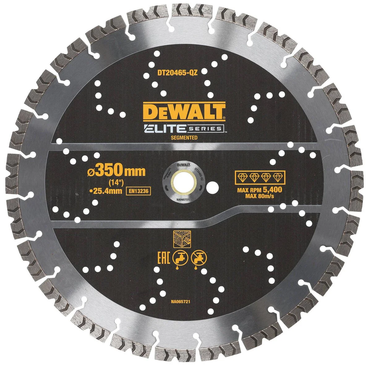 Dewalt Elite Segmented Rebar Concrete Blade 350mm - Durable - Efficient Cutting