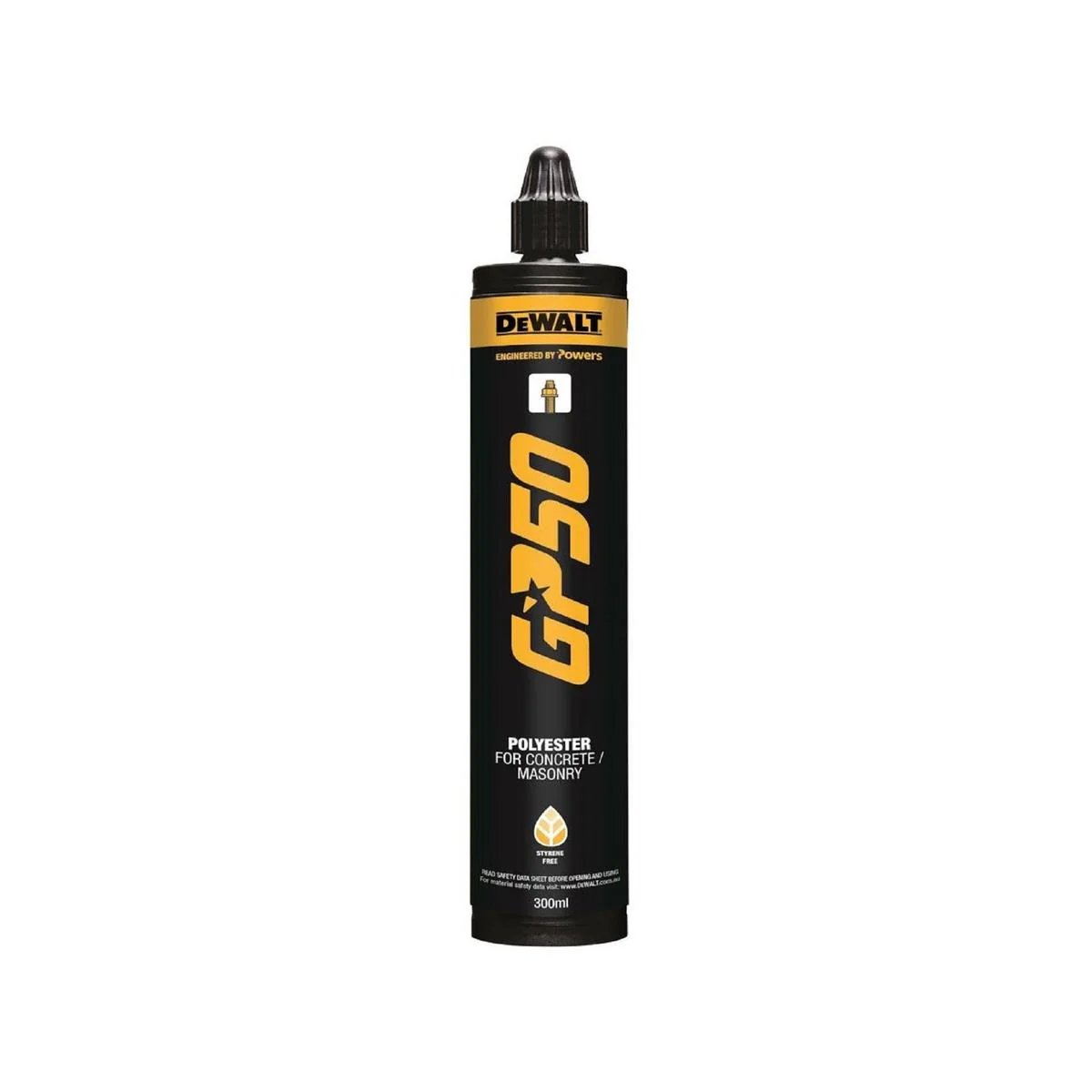 Dewalt GP50 Polyester for Masonry - 300ml - Two-Component Resin System