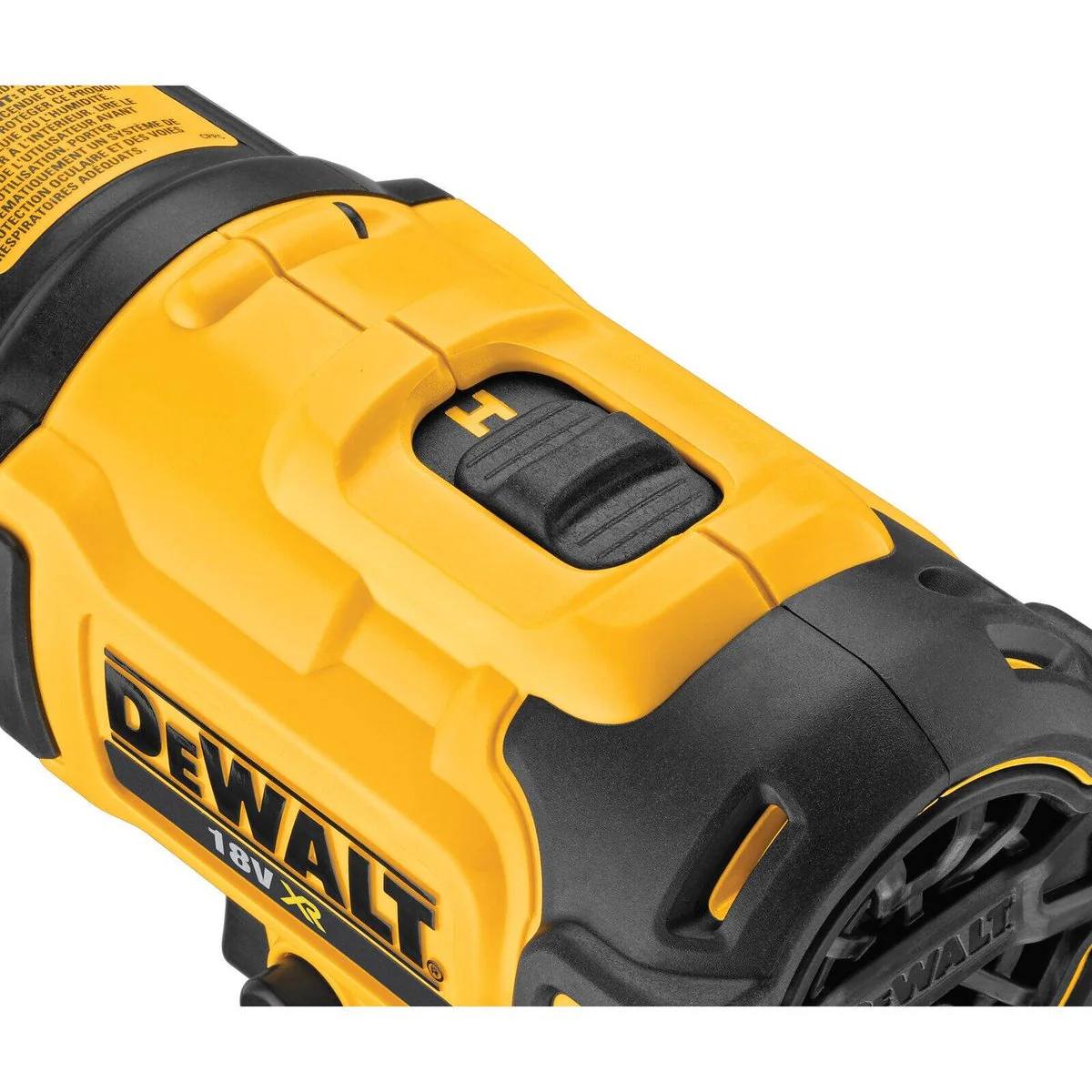 Dewalt 18V XR Li-Ion Heat Gun Skin Only - 530°C Max Temperature - 0.6kg - Image 4