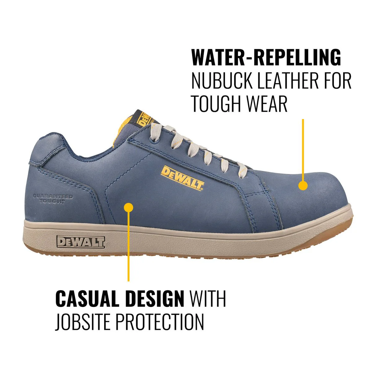 Dewalt Navy Milbank Safety Work Shoe Size 10 - Water-Resistant - Anti-Slip - Image 2